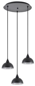 Φωτιστικό Οροφής SE21-BL-B10-3BL-MS3 ADEPT PENDANT Black Metal Shade + - 51W - 100W - 77-9055