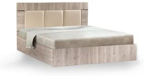 Κρεβάτι Διπλό 3 Δέρματα για στρώμα 160Χ200cm - ΚΩΔ. 08-07b, 1 Τεμάχιο