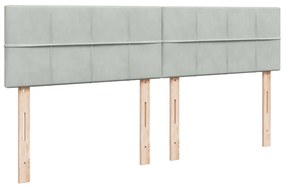 ΚΡΕΒΑΤΙ BOXSPRING ΜΕ ΣΤΡΩΜΑ ΑΝΟΙΧΤΟ ΓΚΡΙ 180X200 ΕΚ. ΒΕΛΟΥΔΙΝΟ 3287806