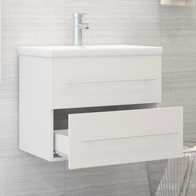 vidaXL Ντουλάπι Νιπτήρα Λευκό 60 x 38,5 x 48 εκ. από Επεξ. Ξύλο