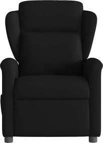 vidaXL Πολυθρόνα Ανακλινόμενη Ηλεκτρική Μαύρη Υφασμάτινη