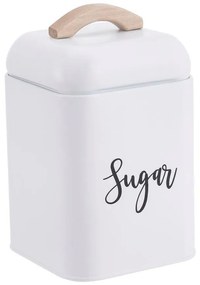 Δοχείο Ζάχαρης Cucina CLG707811SWH 11,2x11,2x13,5cm White Oriana Ferrelli Metal