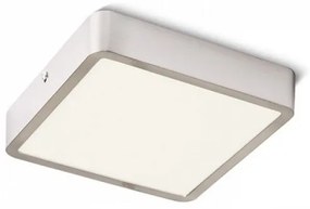 Πλαφονιέρα Φωτιστικό Οροφής Led HUE SQ H3,5 Φ17,8 Rendl R12813 Ασημί