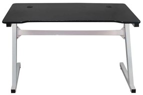 Gaming Γραφειο Τ.Carbon Steel Άσπρο . Διάσταση: 120x60x75cm