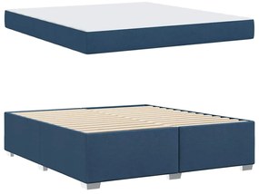 vidaXL Σκελετός Κρεβατιού Μπλε 180 x 200 cm ύφασμα