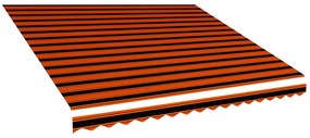 vidaXL Τεντόπανο Πορτοκαλί / Καφέ 400 x 300 εκ. από Καραβόπανο