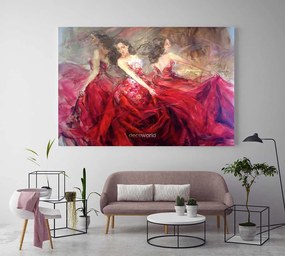 Πίνακας σε καμβά με γυναίκες KNV530 80cm x 120cm