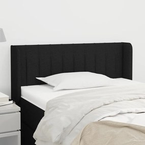 vidaXL Κεφαλάρι με Πτερύγια Μαύρο 103x16x78/88 εκ. Υφασμάτινο