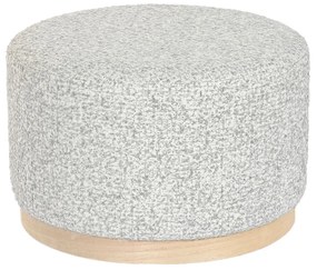 Σκαμπό DKD Home Decor 48 x 48 x 31 cm Ανοιχτό Γκρι