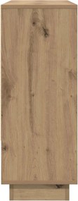 vidaXL Πλαϊνό γραφείο Artisan Oak 97 x 29 x 75 εκ. Επεξεργασμένο ξύλο