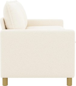 vidaXL Καναπές Κρεμ 156 x 81 x 87,5 εκ Ύφασμα
