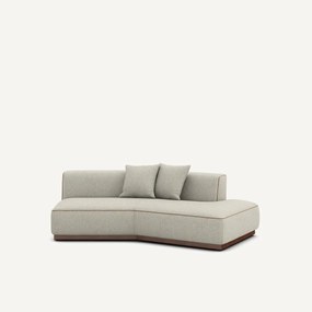 Γωνία καναπέ δεξιά από tweed ύφασμα, JACOPO