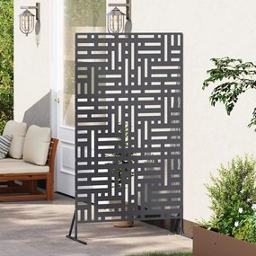 vidaXL Οθόνη Ιδιωτικότητας 100 x 50 x 180 εκ. Ατσάλι Ανθρακί