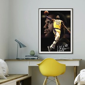 Πόστερ &amp; Κάδρo Lebron KDS021B 30x40cm Εκτύπωση Πόστερ (χωρίς κάδρο)