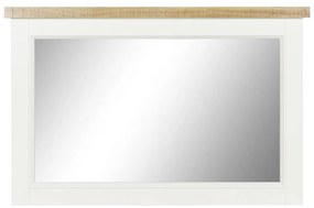 Τοίχο καθρέφτη DKD Home Decor Καφέ Μπεζ Ρομαντικό 90 x 4 x 60 cm