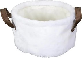 ΨΆΘΙΝΑ &amp; ΥΦΑΣΜΆΤΙΝΑ ΚΑΛΆΘΙΑ FUR EFFECT BASKET WITH X3 GRIP RG9332