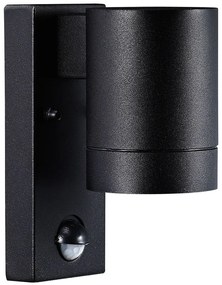 Φωτιστικό Τοίχου Με Αισθητήρα Tin Maxi 21509103 11,6x16cm 1xGU10 35W IP54 Black Nordlux