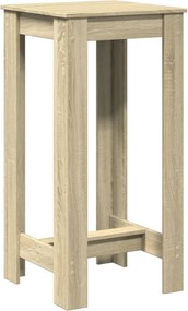 vidaXL Τραπέζι Μπαρ Sonoma Δρυς 51x50x103,5 εκ. Επεξ. Ξύλο