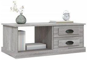 vidaXL Τραπεζάκι Σαλονιού Γκρι Sonoma 90x50x35 εκ. Επεξεργασμένο Ξύλο