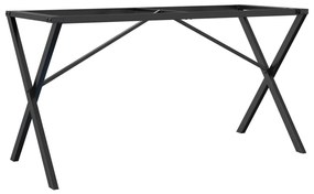 vidaXL Πόδια Τραπεζαρίας σε Σχήμα «X» 140x60x73 εκ. Ατσάλι
