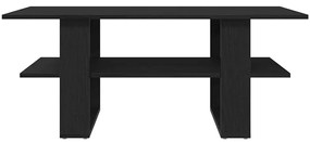 vidaXL Τραπεζάκι σαλονιού Μαύρη δρυς 102 x 55 x 42 cm