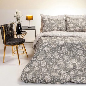 Σεντόνια Μονά (Σετ) Melinen Casual Line Lora Grey Γκρι ΧΩΡΙΣ ΛΑΣΤΙΧΟ 170x270