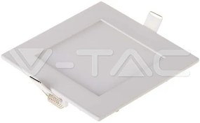 V-TAC LED mini panel χωνευτό 6400K ψυχρό λευκό τετράγωνο