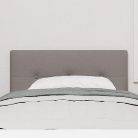 vidaXL LED Κεφαλάρι με Μπουτονιέρα Ταμπά 80 εκ Υφάσματος