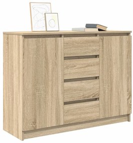 Συρταριέρα με Συρτάρια Sonoma Δρυς 100,5x35x76 εκ. Επεξ. Ξύλο - Καφέ