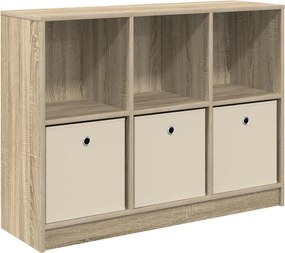 vidaXL Πλαϊνό γραφείο Δρύς Sonoma 102 x 32 x 73,5 εκ