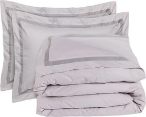 Παπλωματοθήκη Υπέρδιπλη (Σετ 220x240) Das Home Executive 1698 Grey