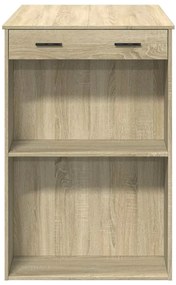 vidaXL Τραπέζι Μπαρ Sonoma Δρυς 102x70x103,5 εκ. Επεξεργ. Ξύλο