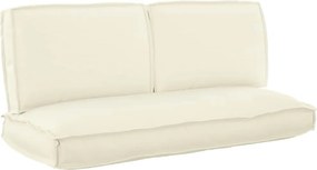 vidaXL Σετ μαξιλαριών 3 pcs Κρεμ Ύφασμα Όξφορντ