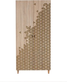 Διφυλλη Ντουλαπα Δρυς Sonoma STIL 52x210x210