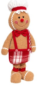Χριστουγεννιάτικο Λούτρινο (23x13x61) A-S Gingerbread Boy 208409