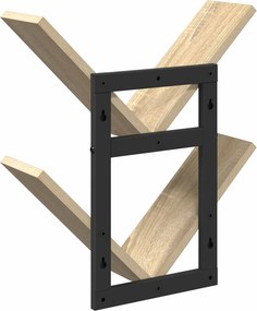 vidaXL Ράφι Τοίχου Sonoma Δρυς 43 x 15 x 47 εκ Επεξεργασμένο Ξύλο