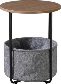 Βοηθητικό τραπέζι Fredami pakoworld sonoma Φ40x50εκ