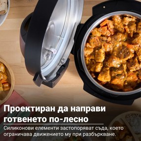 Instant Pot Classic Mini 140800801, 800W, 3.8 l, 7 προγράμματα, αγαπημένα κουμπιά, οθόνη LCD, Ανοξείδωτο, Λευκό