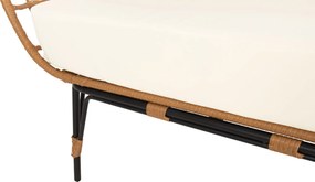 ΠΟΛΥΘΡΟΝΑ ΦΩΛΙΑ MIAMI 2 ΑΤΟΜΩΝ ΤΥΠΟΥ RATTAN HM5870.11 132.5x90x154Υεκ