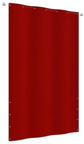 Διαχωριστικό Βεράντας Κόκκινο 140 x 240 εκ. Ύφασμα Oxford