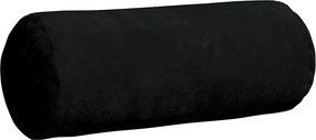 vidaXL Μαξιλάρια Στήριγμα 2 pcs Μαύρο Ø 15 x 40 εκ Ύφασμα Μικροΐνας
