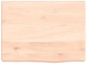 vidaXL Ράφι Τοίχου 40x30x(2-4) εκ. από Ακατέργαστο Μασίφ Ξύλο Δρυός