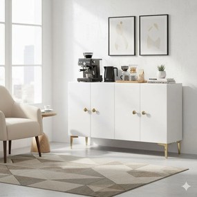 Console Simple 120 - White White