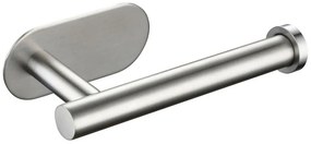 Βάση Μπάνιου Για Χαρτί Υγείας Μεταλλική 4.5x4.5x16cm Ασημί HUH-0116 HUH-0116