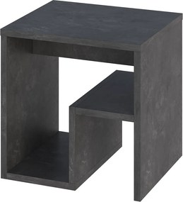 Βοηθητικό Τραπεζάκι Ρετρό Γκρι CLAON 40x35x40