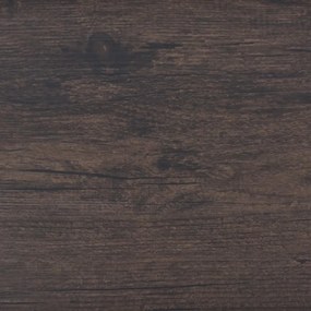 vidaXL Δάπεδο Μη Αυτοκόλλητο Σκούρο Καφέ 4,46 μ² / 3 χιλ. από PVC