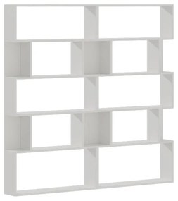 Library Booky 12 shelves space whtite melamine 180x20x175cm 180x20x175 εκ.