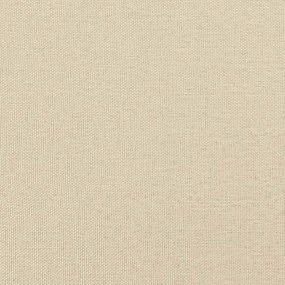 vidaXL Πολυθρόνα Μασάζ Κρεμ Υφασμάτινη