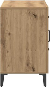vidaXL Σκευοθήκη Δρυς τεχνίτης 100x36x60 cm Κατασκευασμένο ξύλο