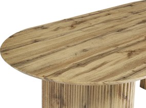 Τραπέζι Nembou pakoworld mdf σε oak απόχρωση 210x100x76εκ